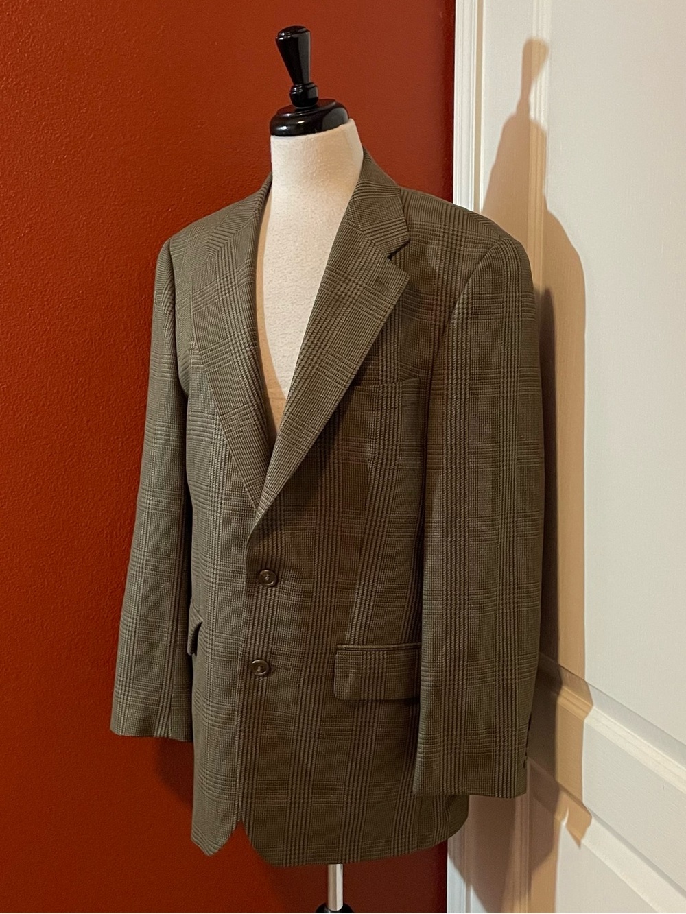Ralph Lauren Men’s Polo University Club Silk Blend Two Button Blazer Sport Coat
